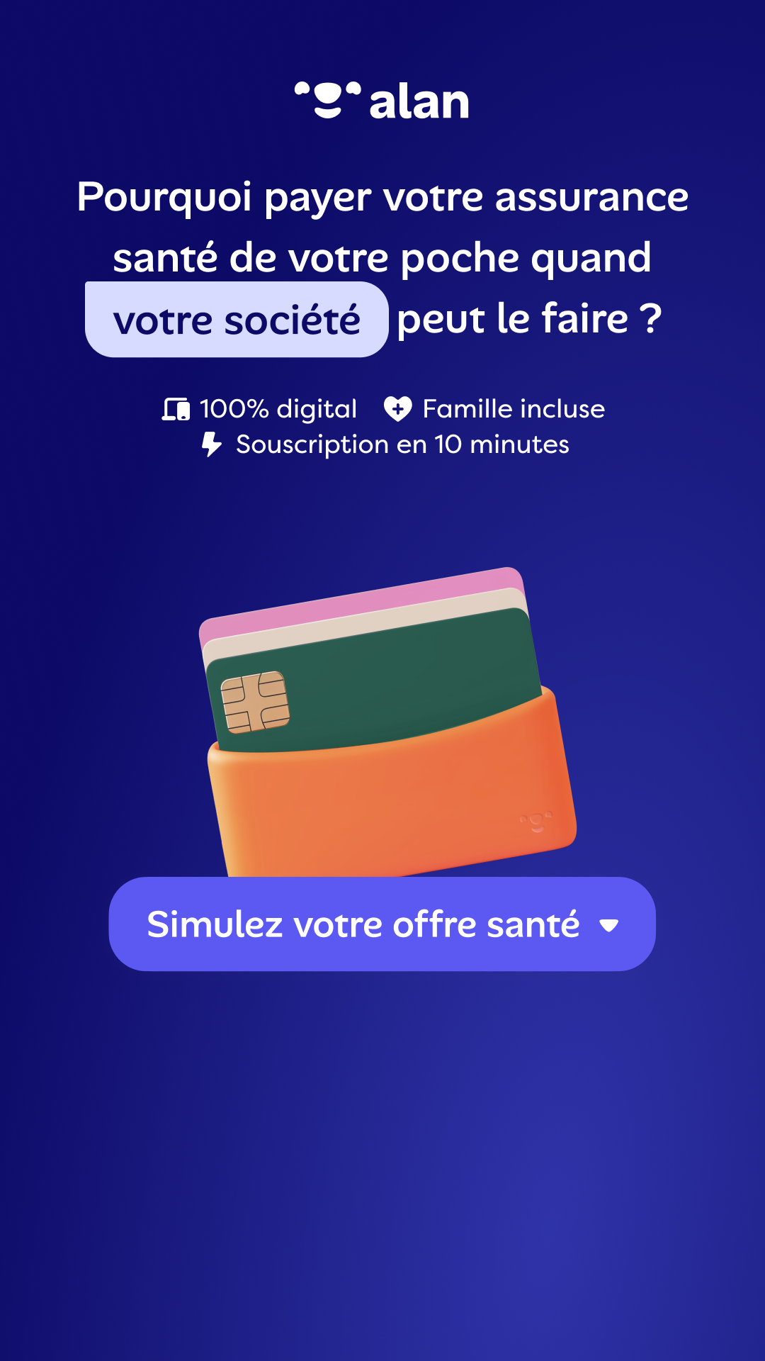 Alan Facebook ad