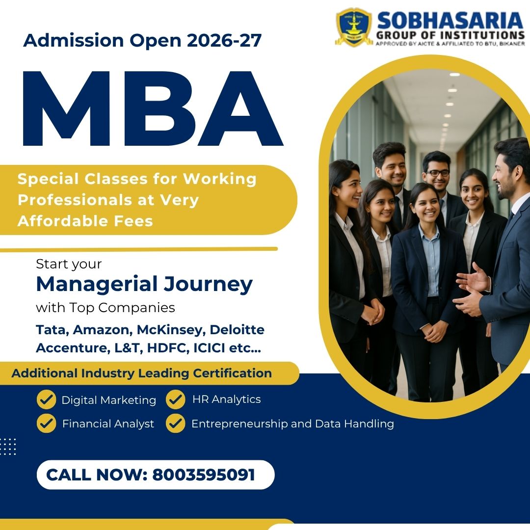 Sobhasaria Group of Institutions Facebook ad