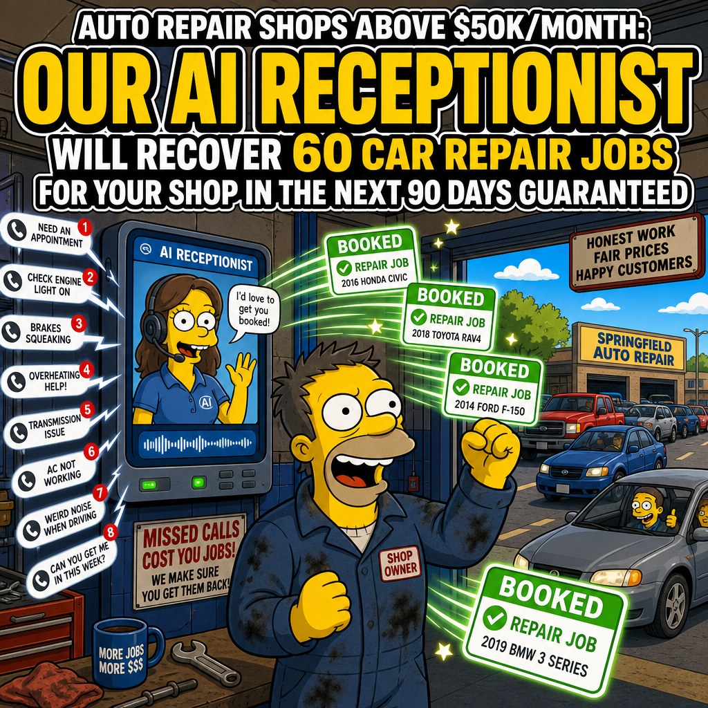 Vybe Media Facebook ad: Auto Repair Shops: Get 60 Repair Jobs In 90 Days Guaranteed