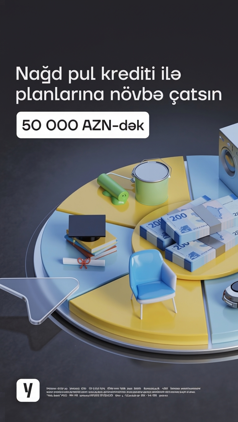 Yelo Bank Facebook ad: 8.9%-dən krediti indi al!