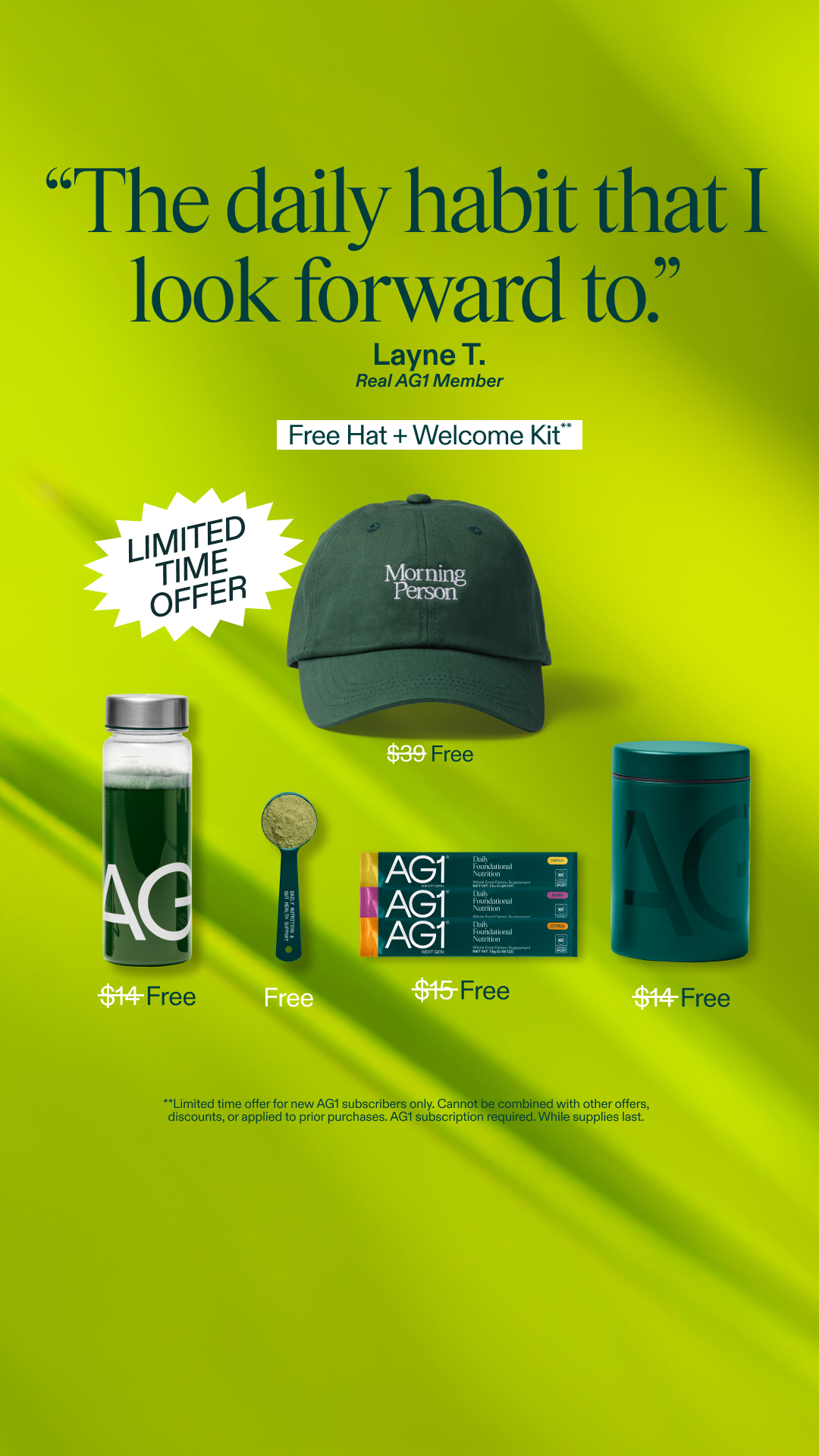 AG1 by Athletic Greens Facebook ad