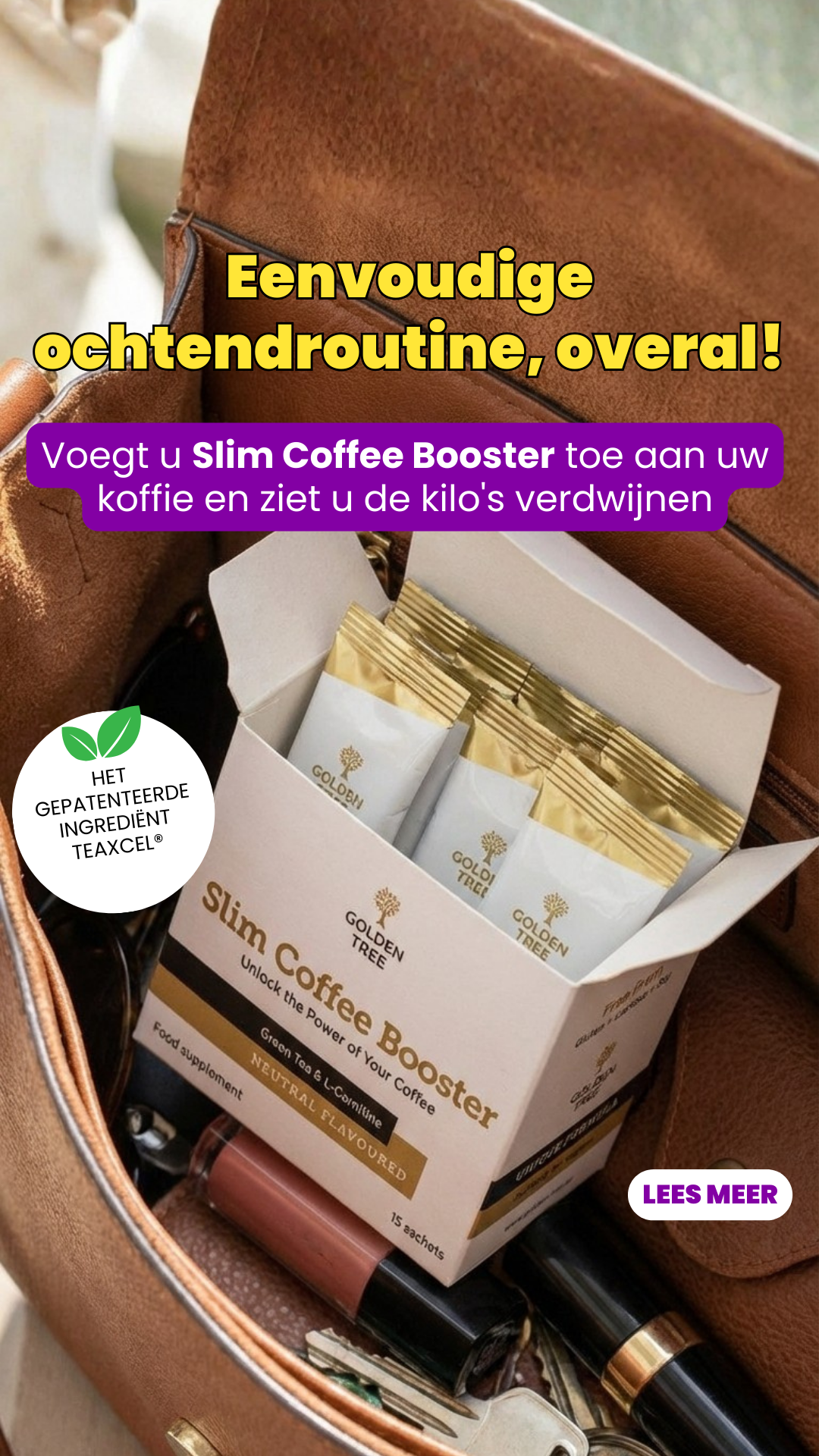 Golden Tree Nederland Facebook ad: Hoe van langzaam metabolisme naar 24/7 vetverbranding…