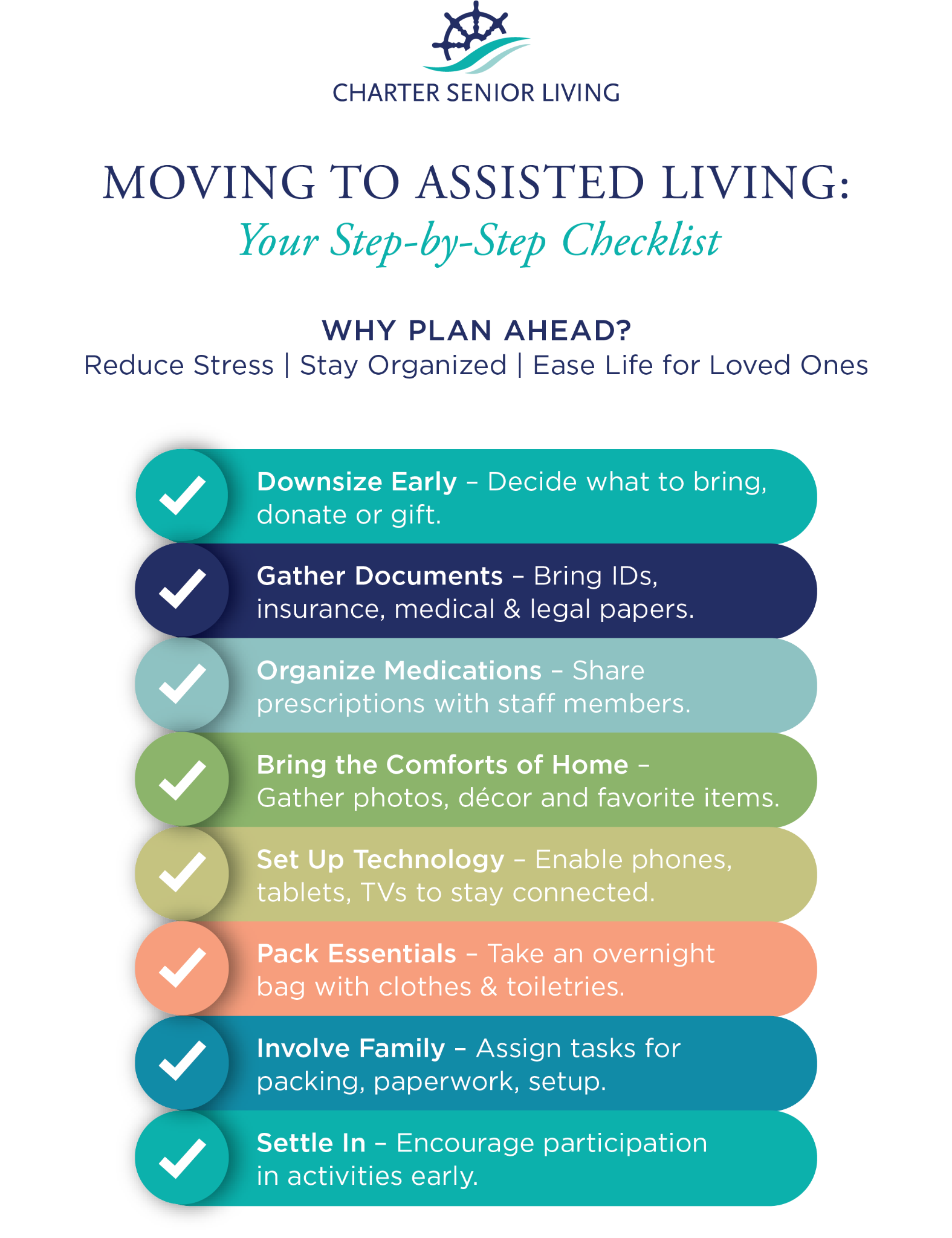 Charter Senior Living of Woodholme Crossing Facebook ad: Moving to Assisted Living?