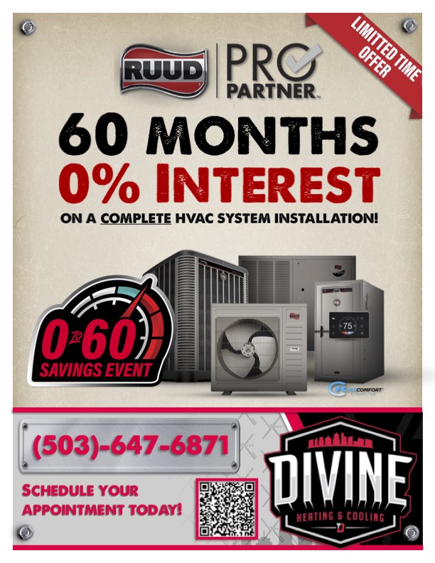 Divine Heating & Cooling  Facebook ad