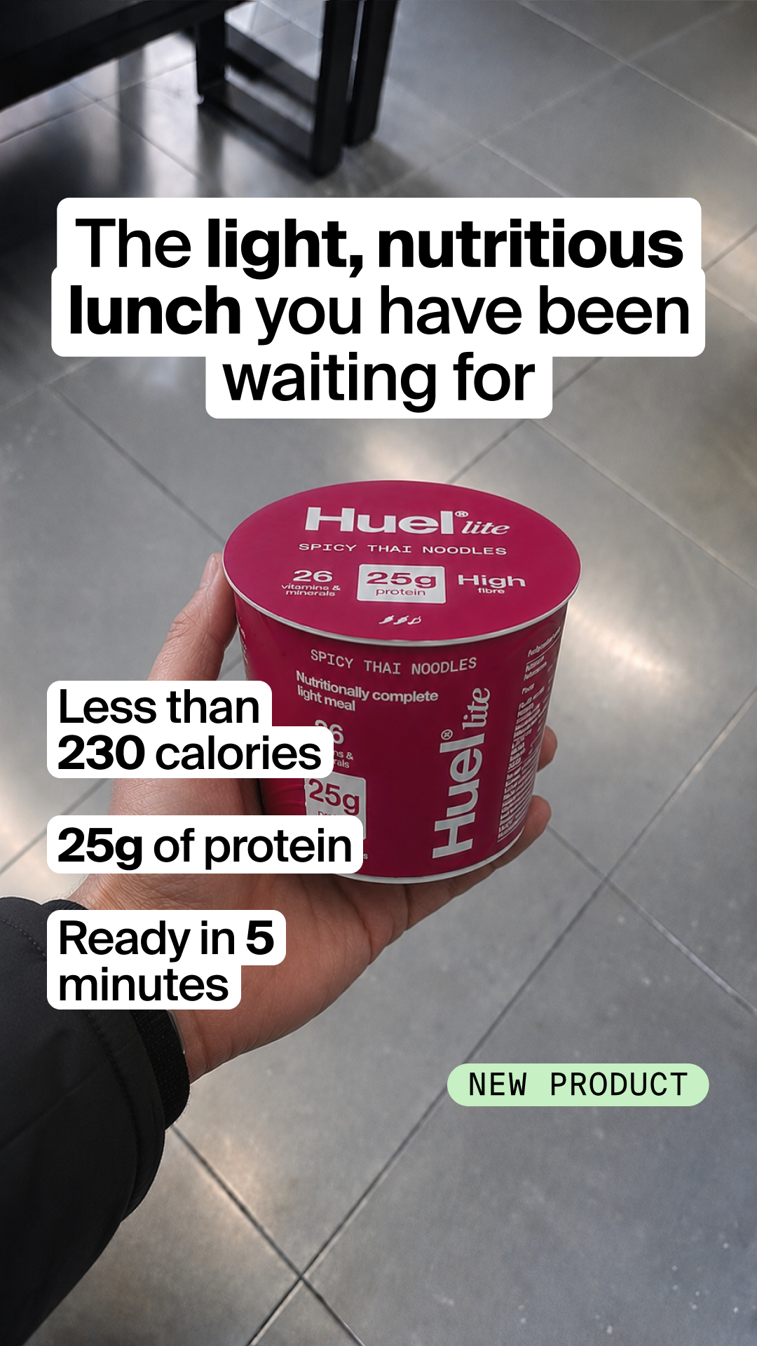 Huel Facebook ad