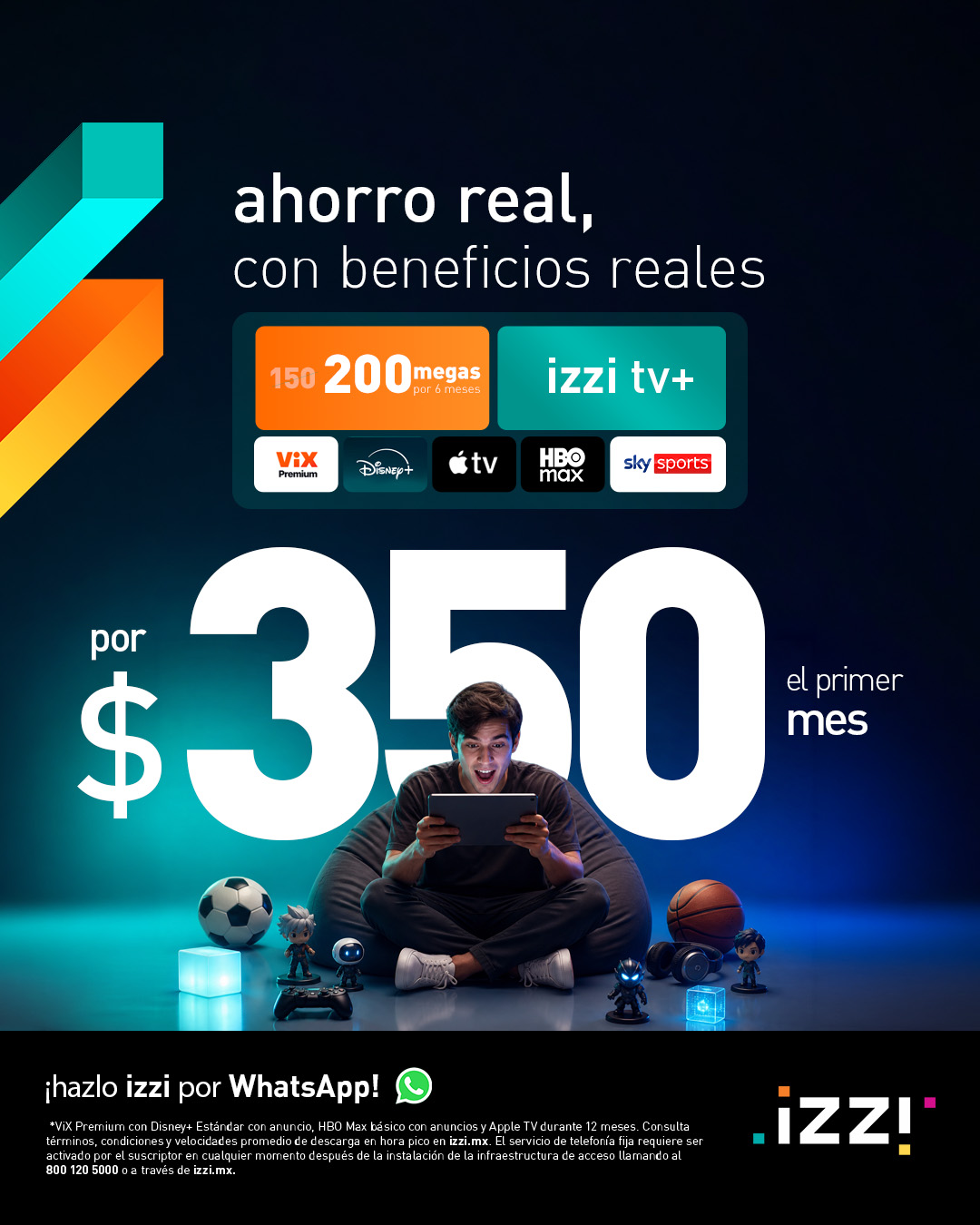 izzi telecom Facebook ad