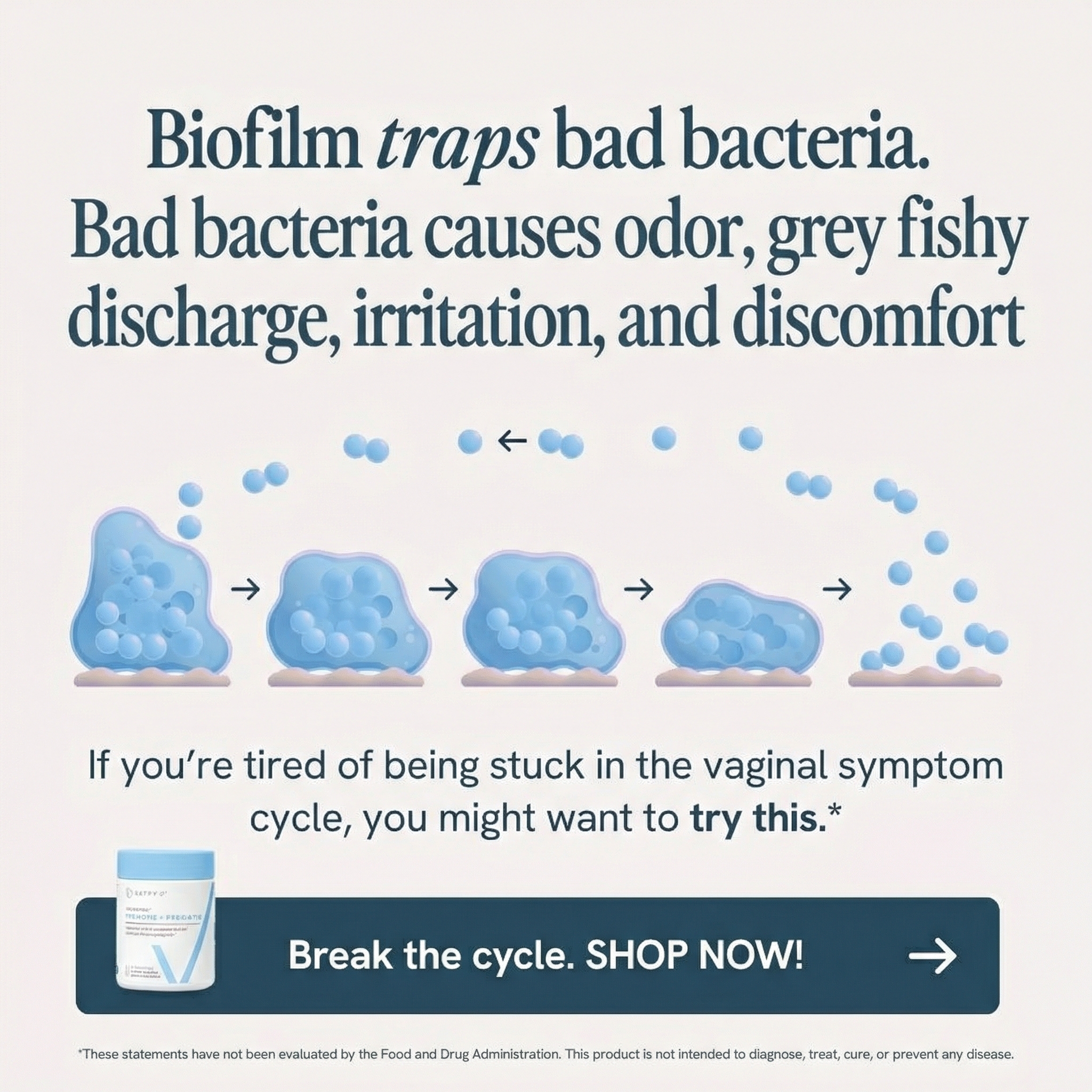 Happy V Facebook ad