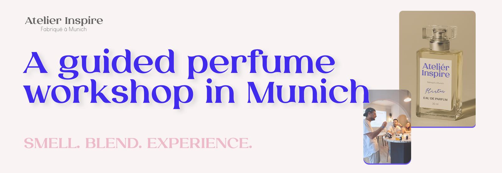 Atelier Inspire Facebook ad: Perfume Workshops Munich
