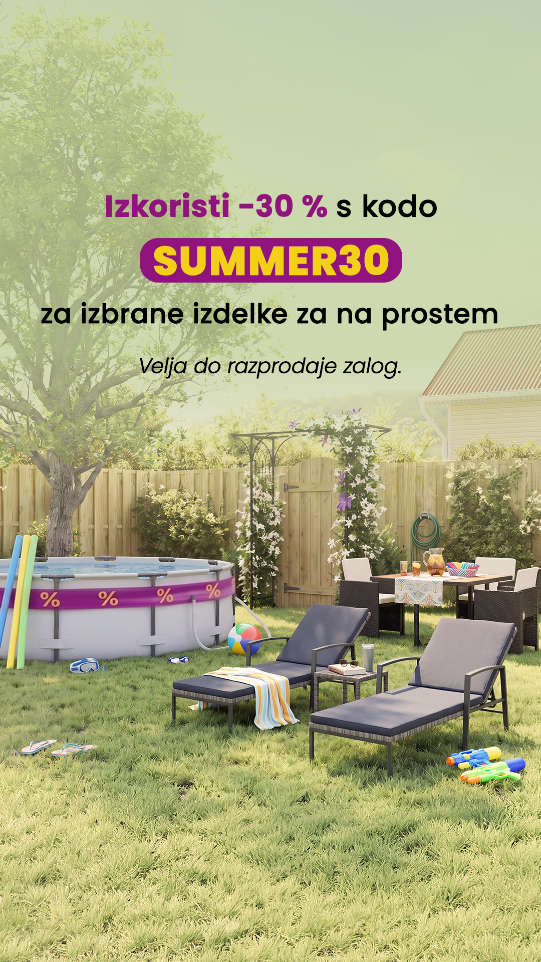 vidaXL Facebook ad