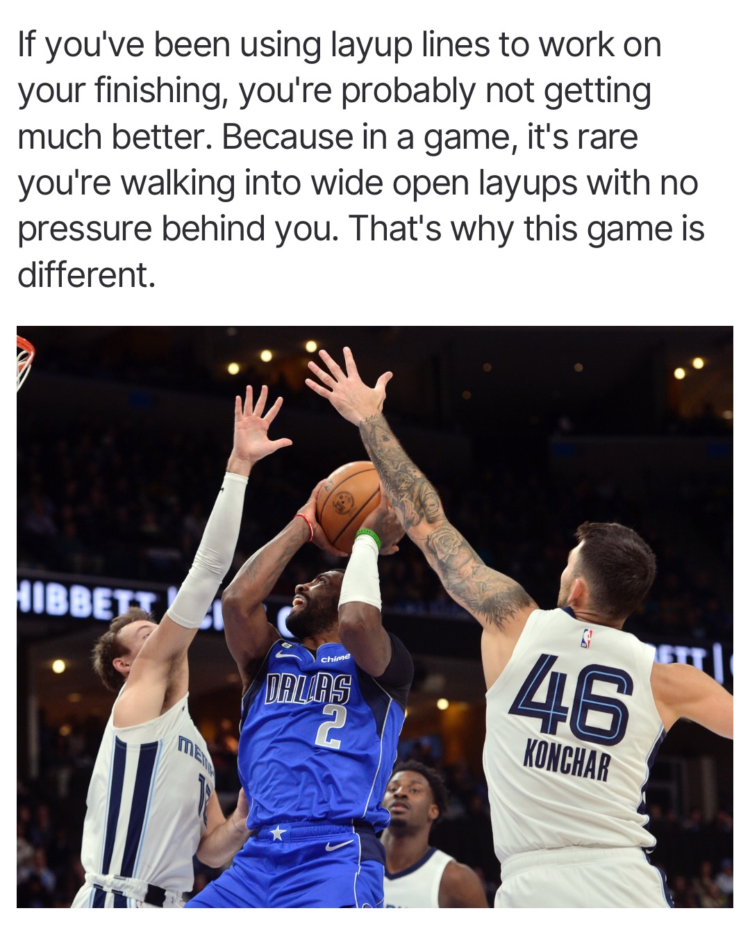 Transforming Basketball Facebook ad