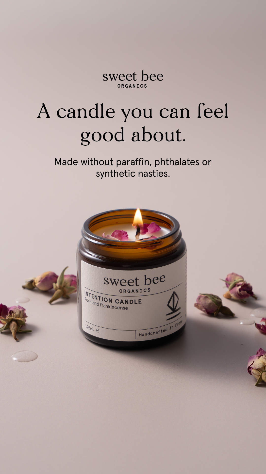 Sweet Bee Organics Facebook ad