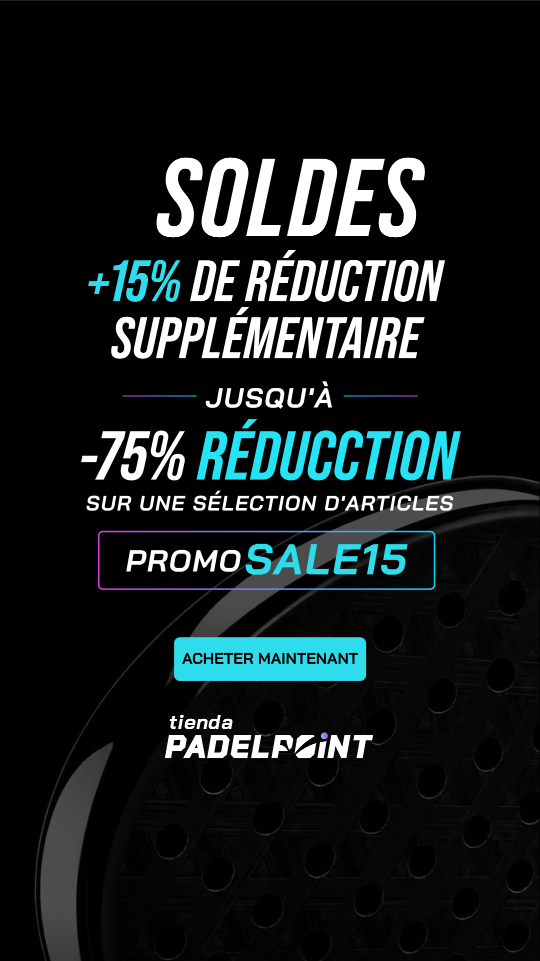 Tienda Padelpoint Facebook ad