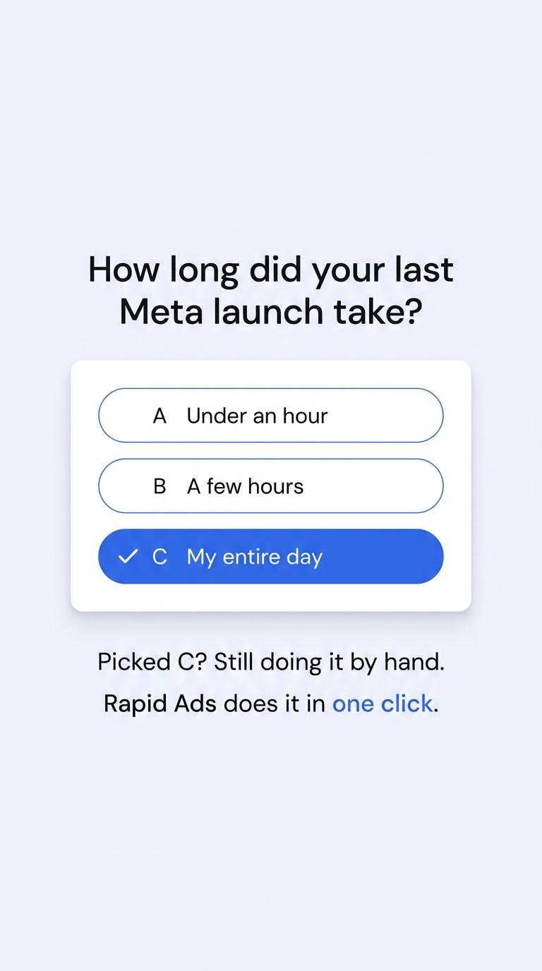 Rapid Ads Facebook ad