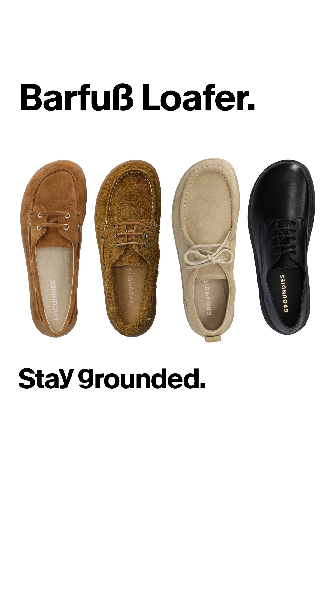 Groundies Barefootwear Facebook ad