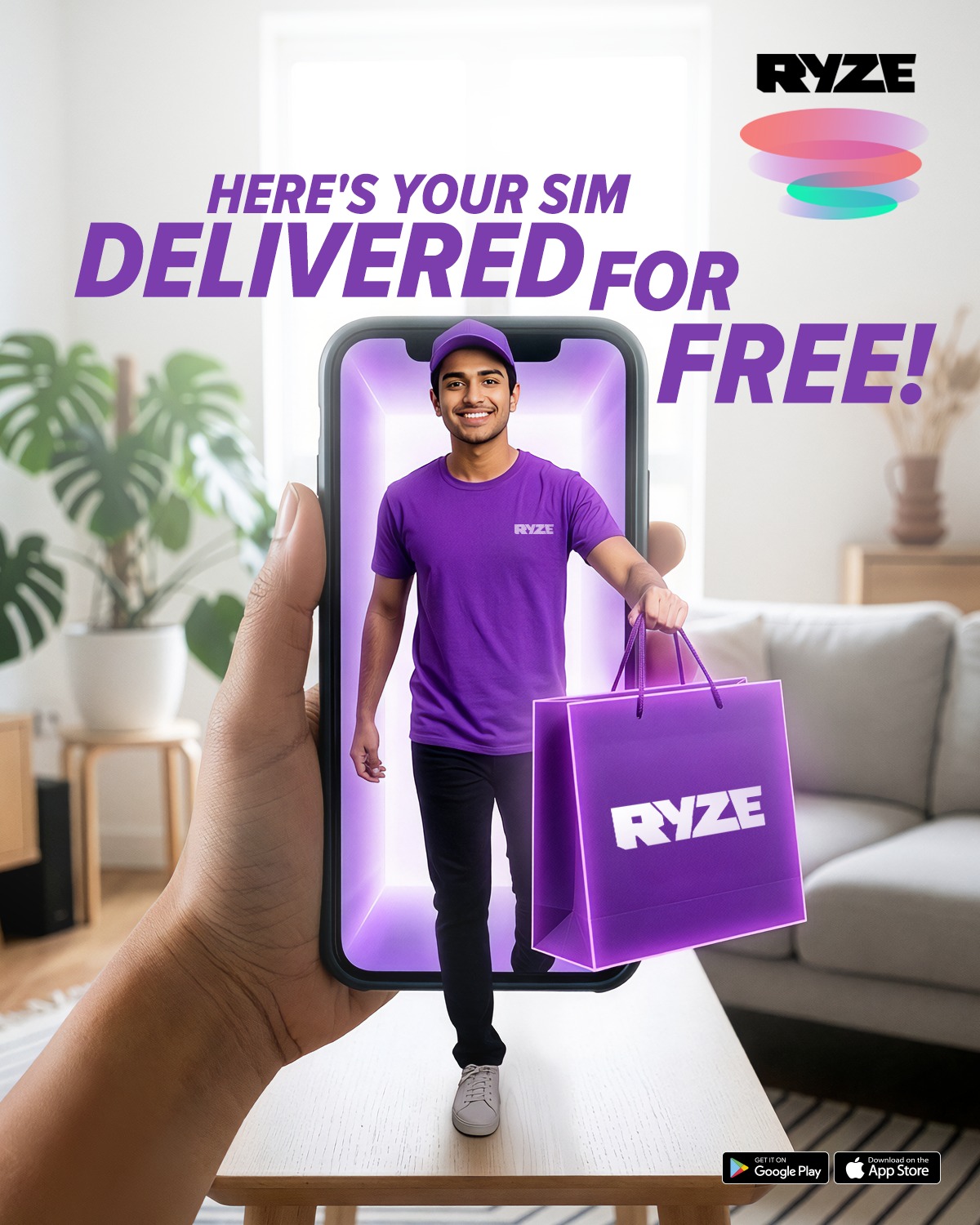 RYZE Live Facebook ad