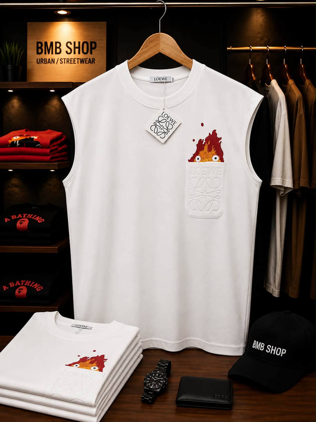 M Boutique Facebook ad: Disponible pour tout votre achat démembré