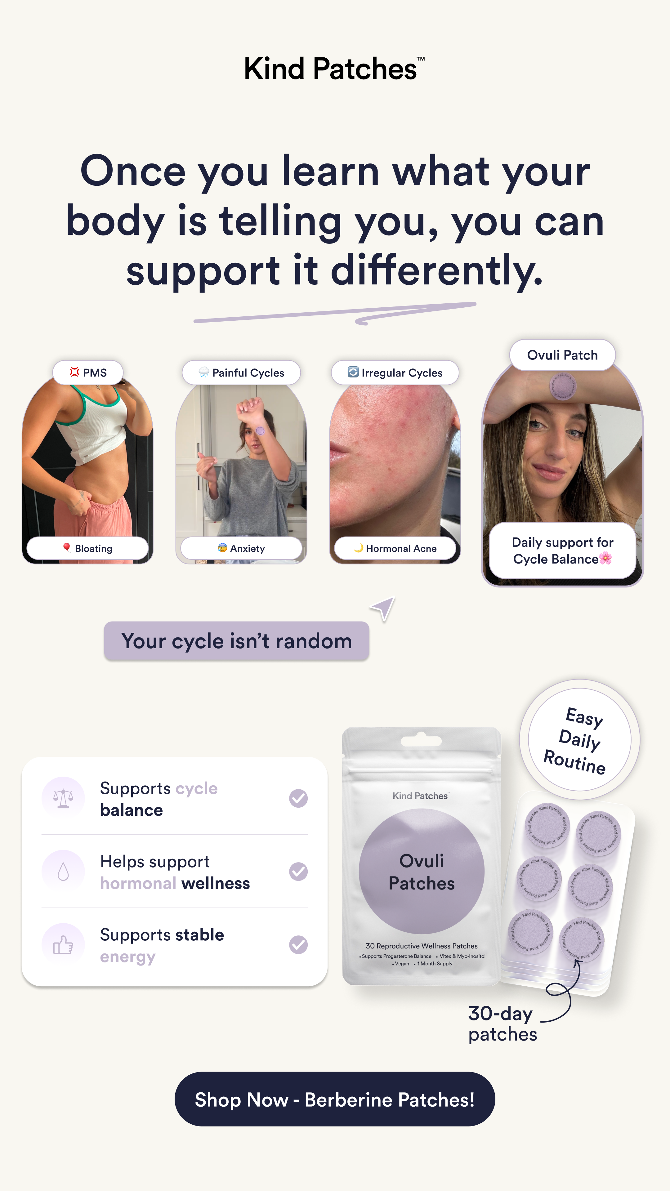 Kind Patches Facebook ad