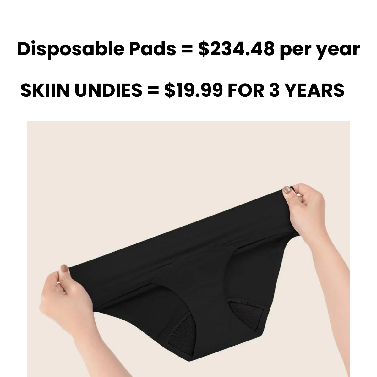 SKIIN Underwear Facebook ad