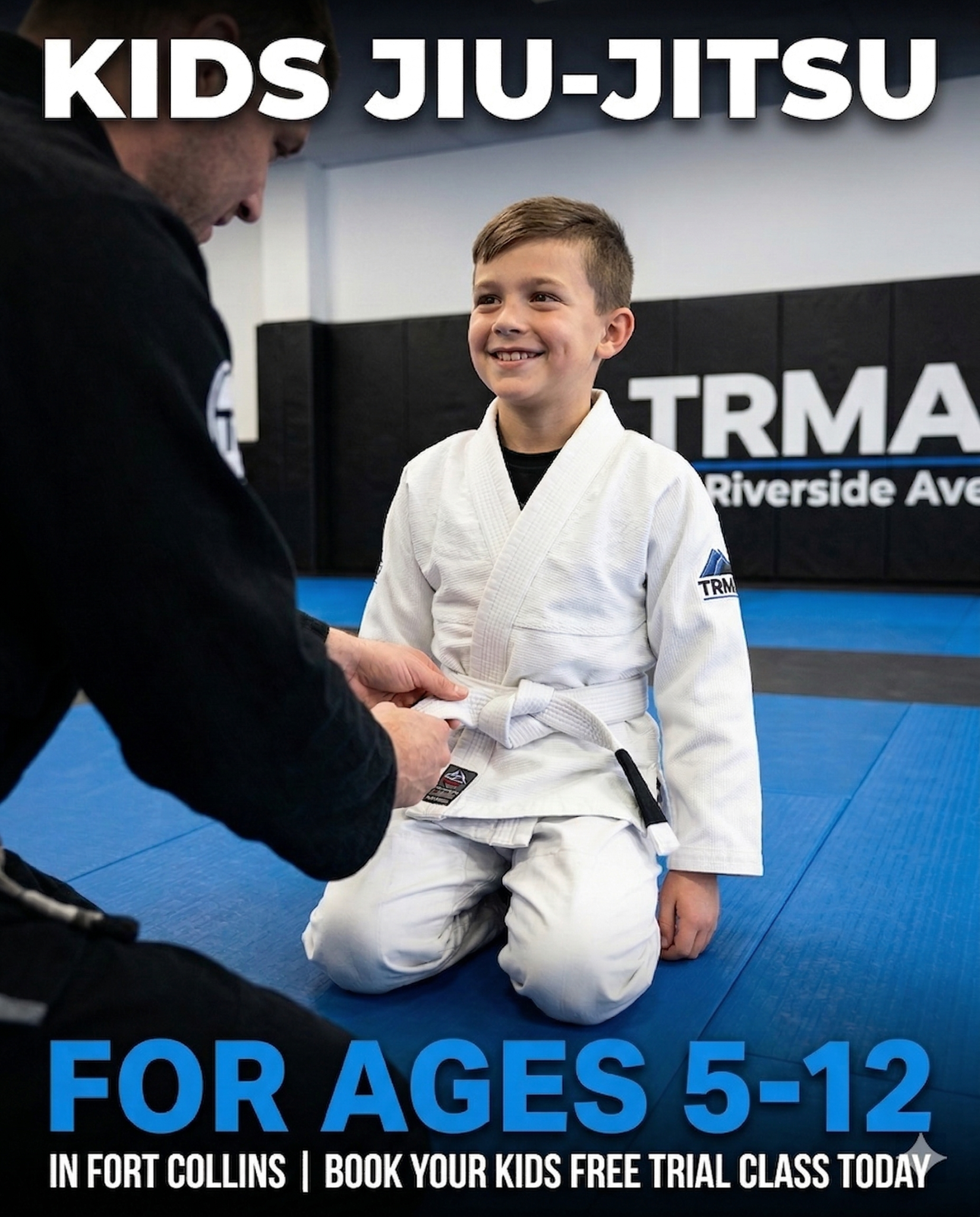 Total Ryu Martial Arts Facebook ad: Free Kids Martial Arts Class in Fort Collins