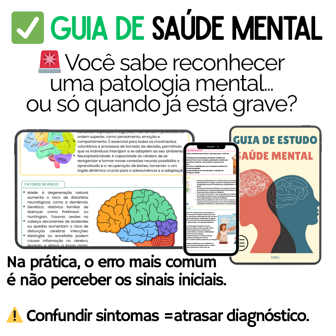 Cvemed Facebook ad: Estudar saúde mental não precisa ser confuso nem…