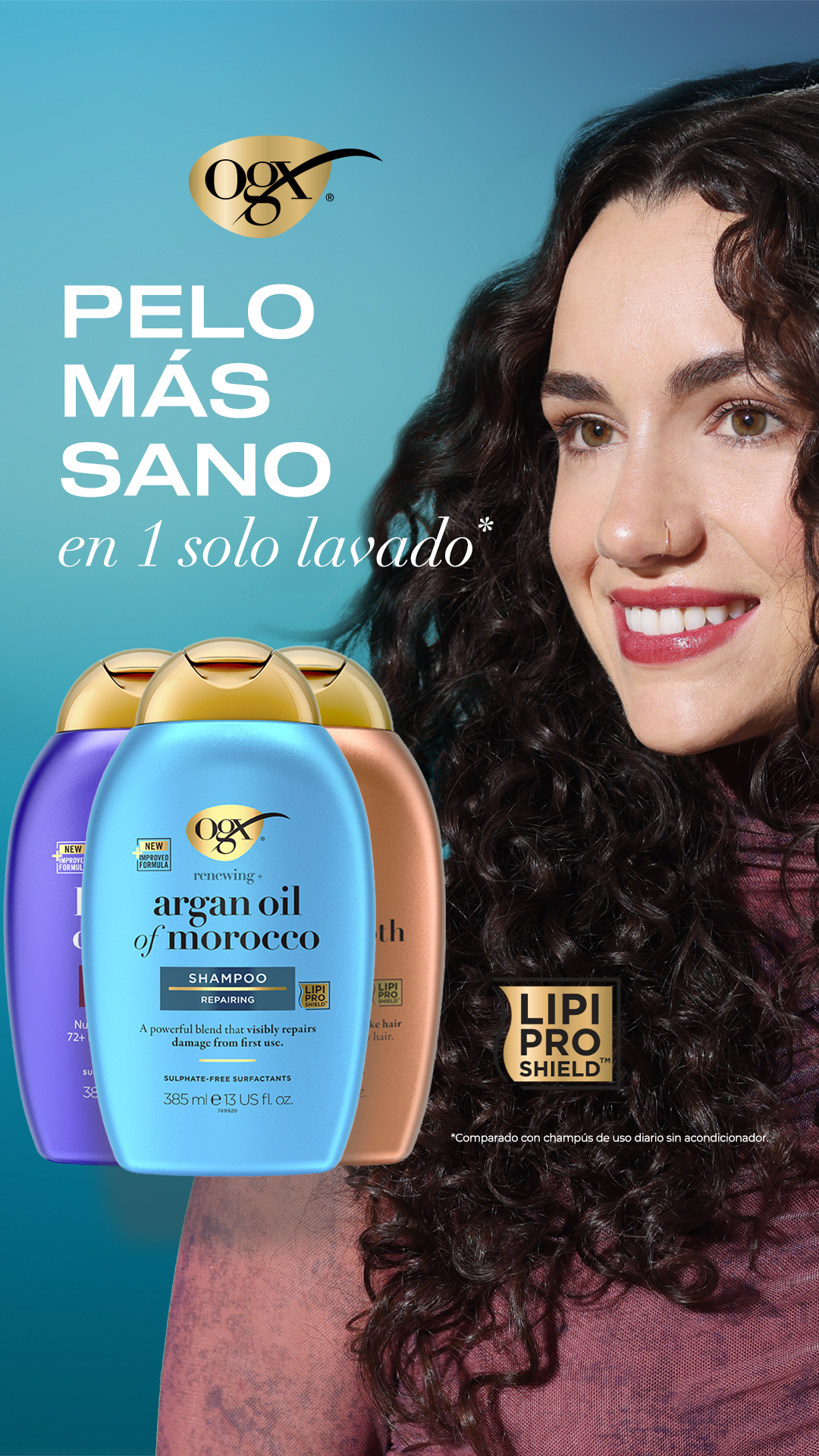 OGX Beauty Facebook ad from Jan 4, 2026
