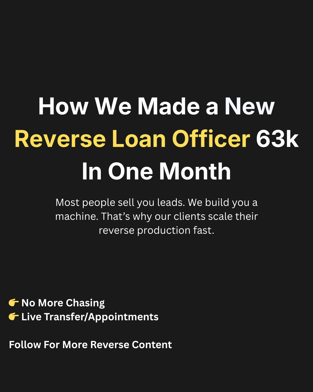 Reverse Growth Lab Facebook ad: You Don’t Pay for Leads, You Pay for Results