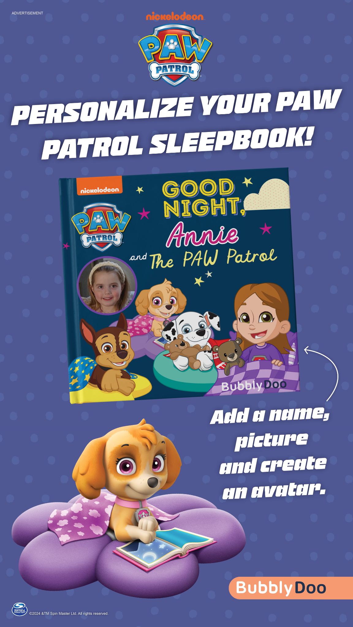BubblyDoo Books Facebook ad