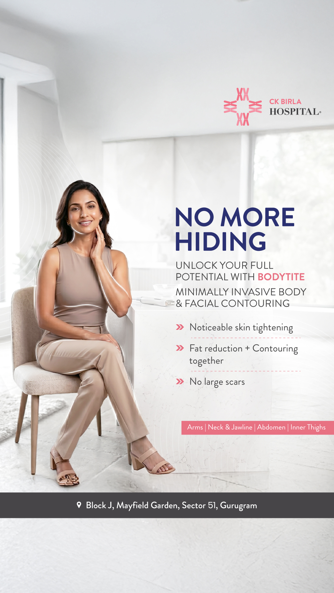 CK Birla Hospital Facebook ad