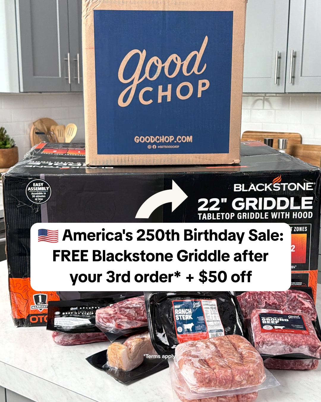GoodChop Facebook ad