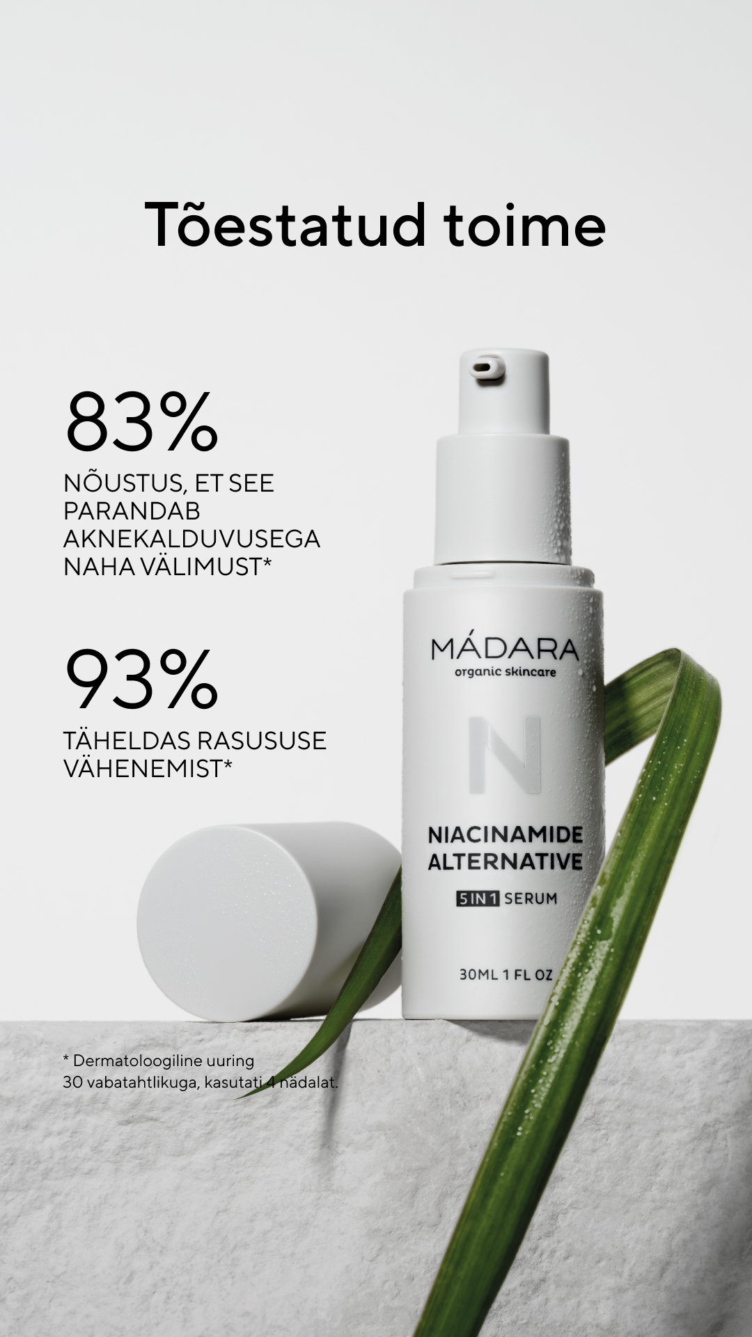Mádara Organic Skincare Facebook ad