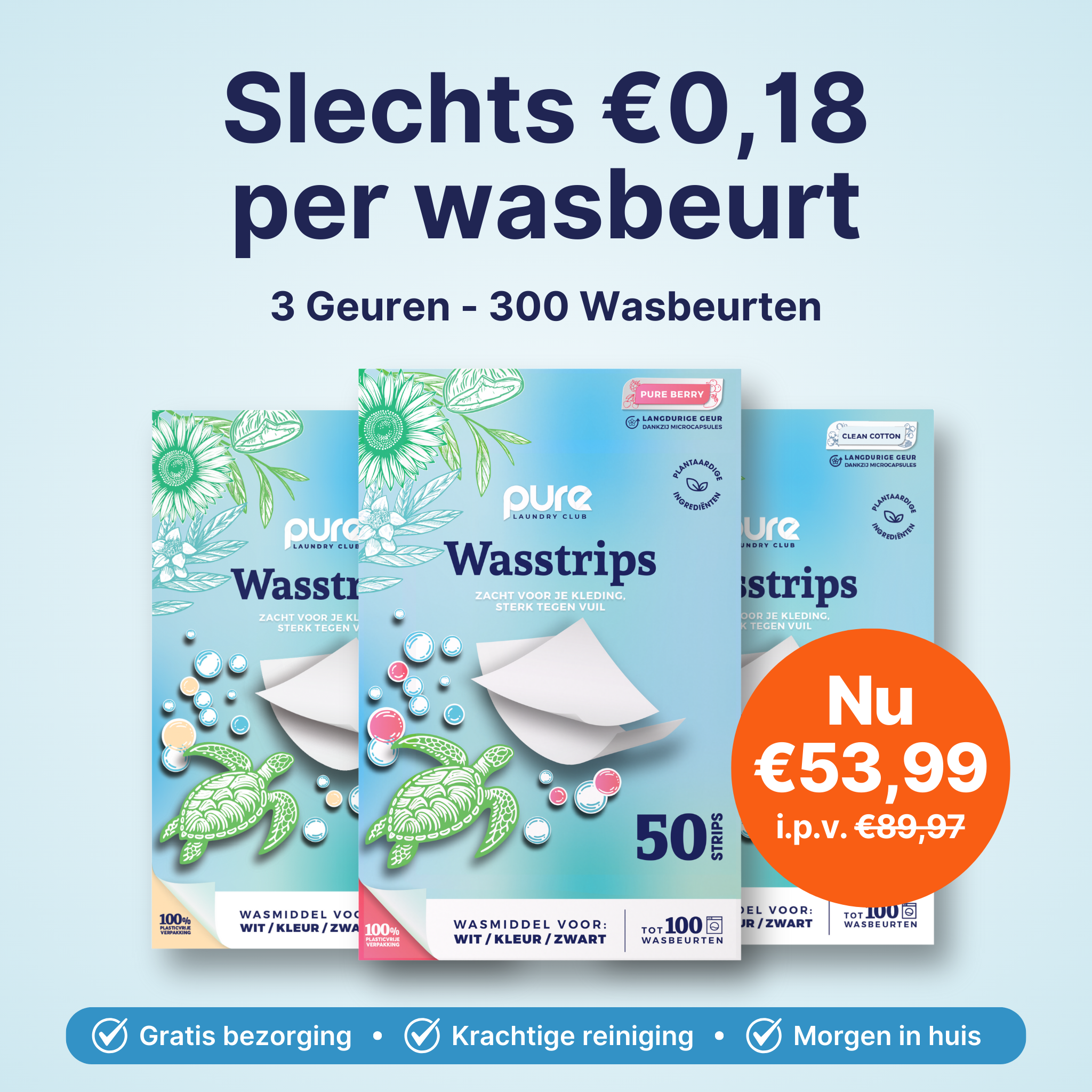 Pure Laundry Club Facebook ad