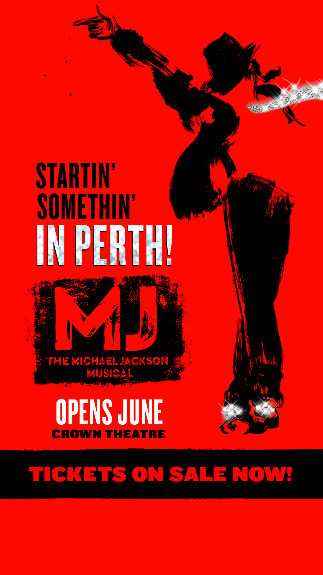 MJ the Musical Australia Facebook ad from Nov 9, 2025