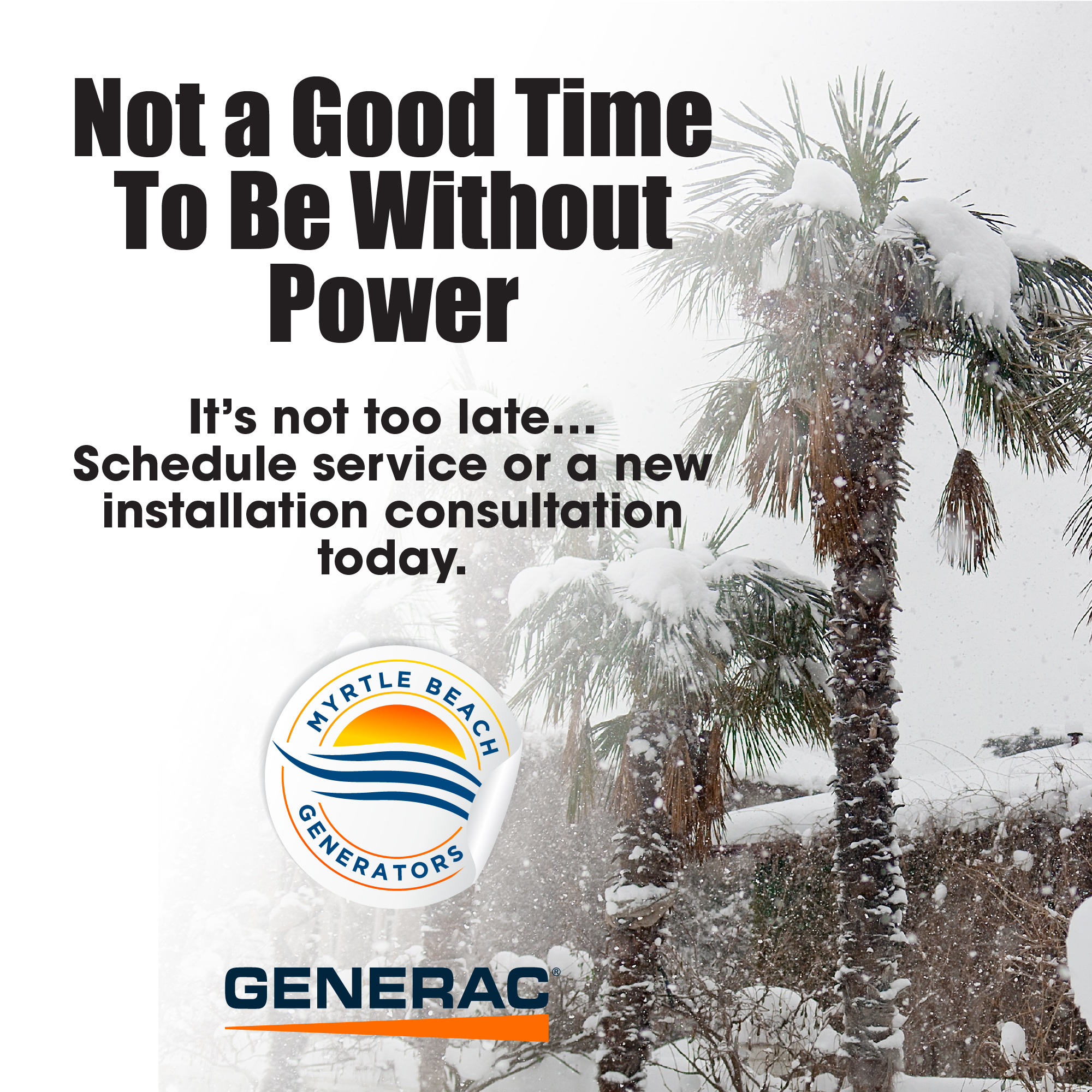 Myrtle Beach Generators Facebook ad