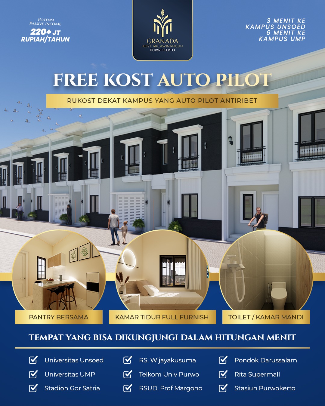 Granada Kost Arcawinangun Purwokerto Facebook ad