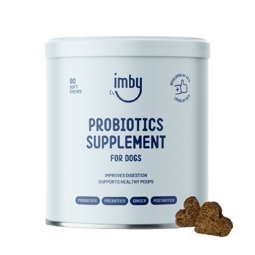 Imby Pet Food Facebook ad: Één supplement. Drie problemen.
