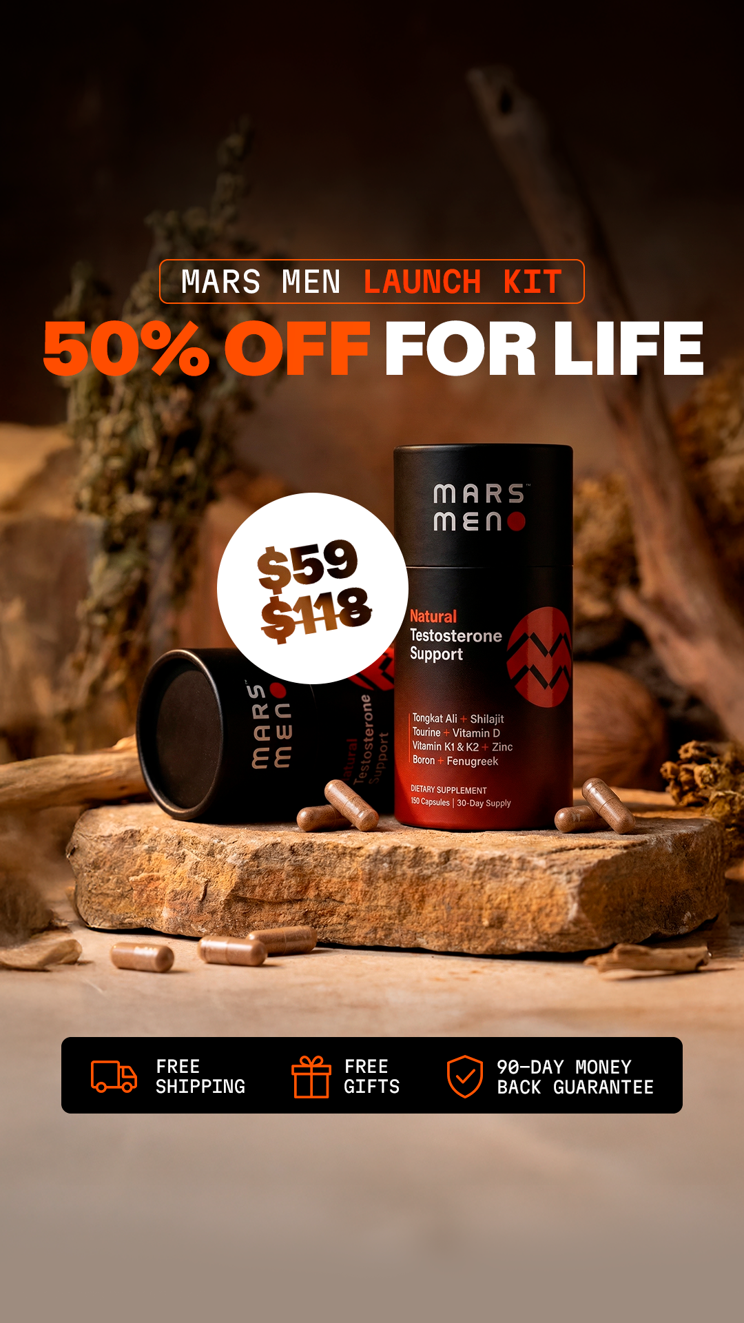 Mars Men Facebook ad