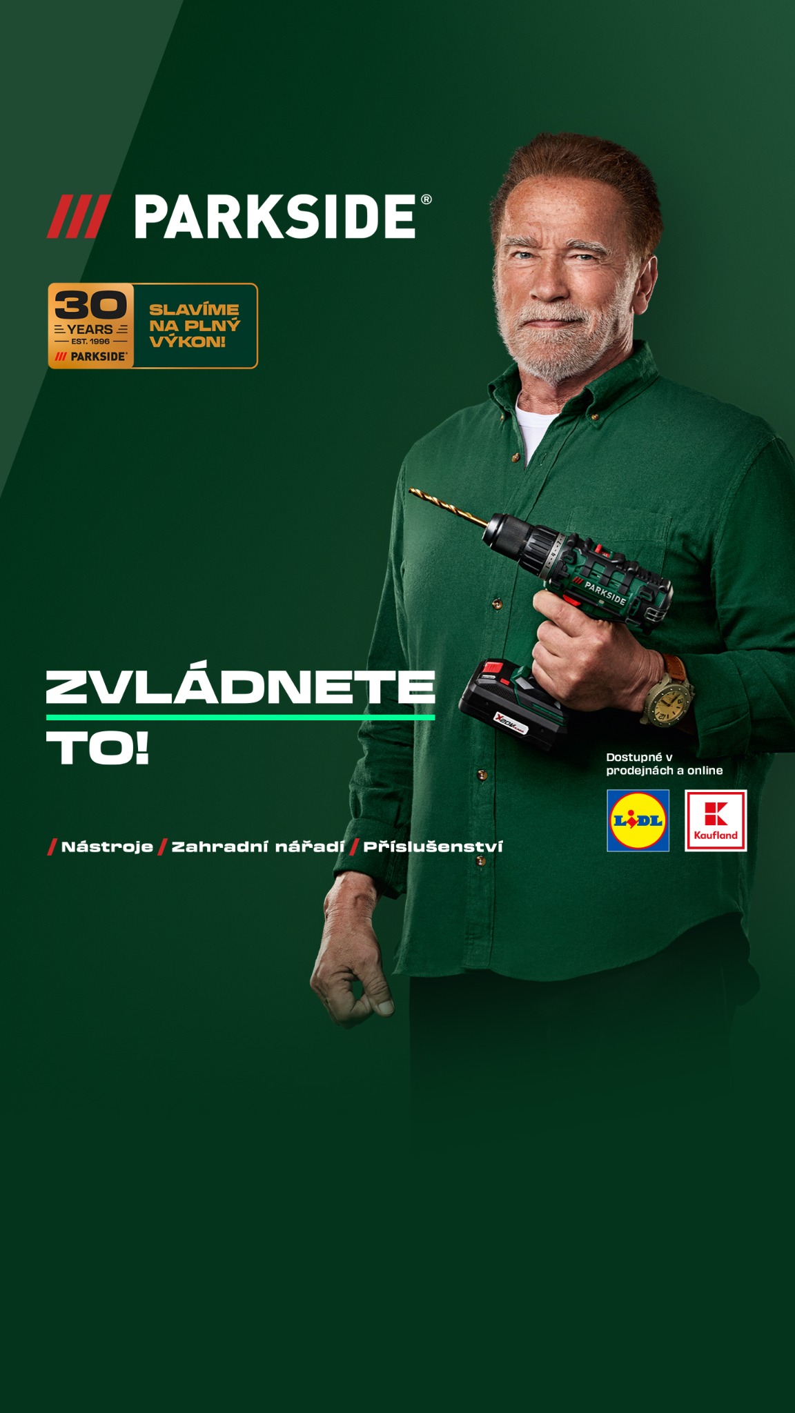 Parkside DIY Česká republika Facebook ad: Ověřeno už 30 let.