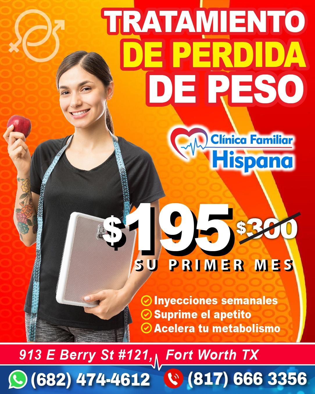 Clinica Familiar Forth Worth Facebook ad: ¿Quieres bajar de peso de manera saludable y…