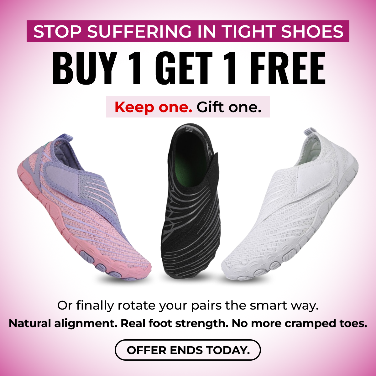 Voyabarefoot Facebook ad