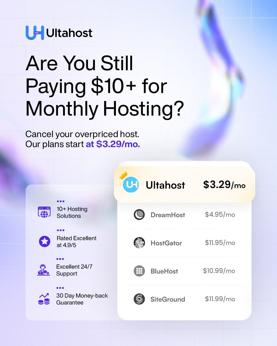 UltaHost Facebook ad