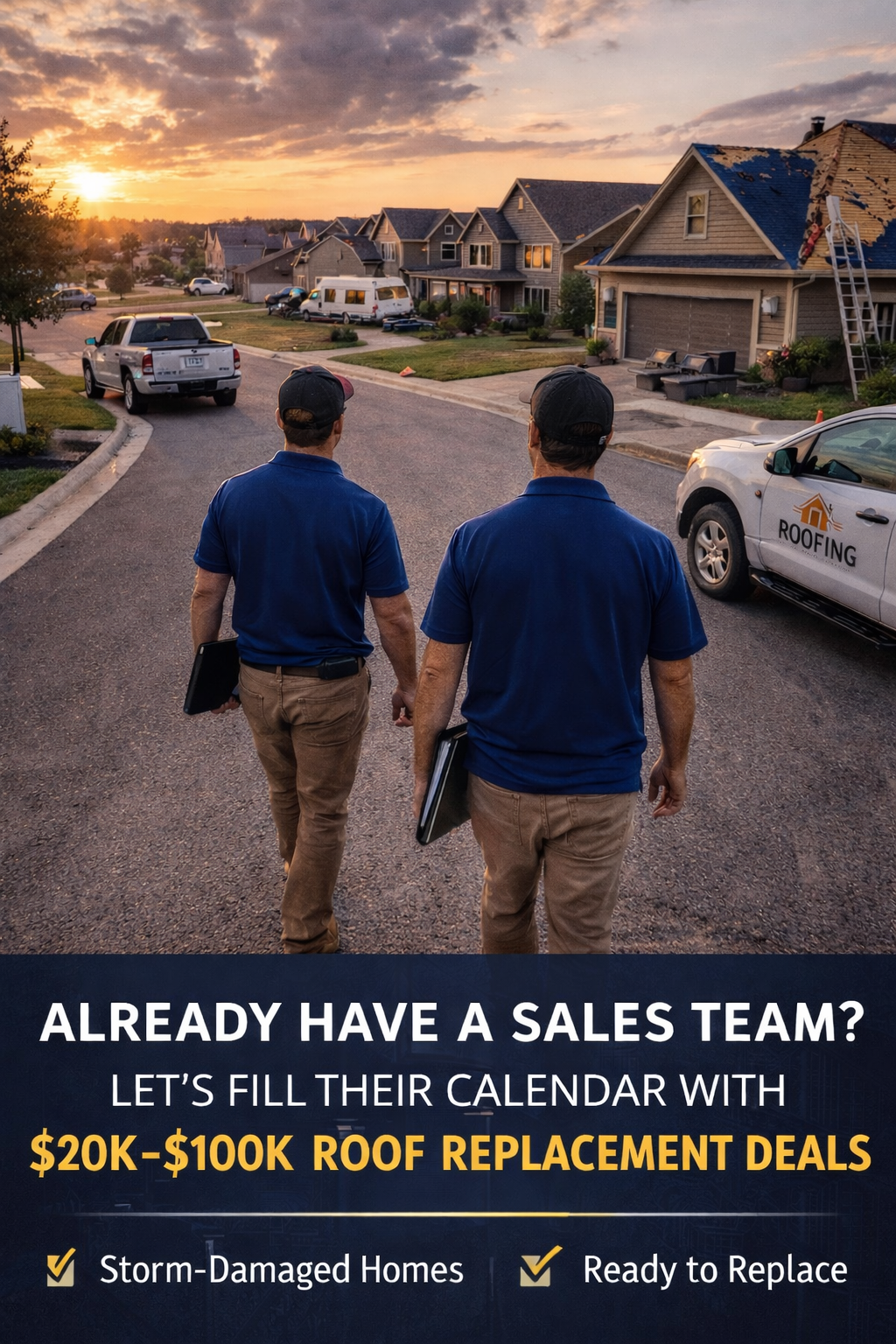 Advertra Roofing Appointments Facebook ad