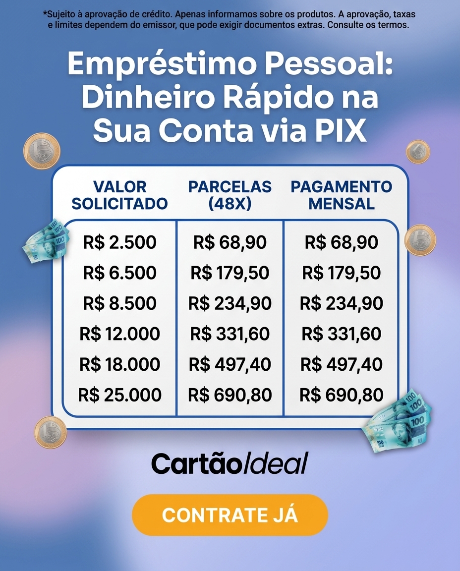 Aprov Comparador de Empréstimos Facebook ad: Simule seu crédito grátis