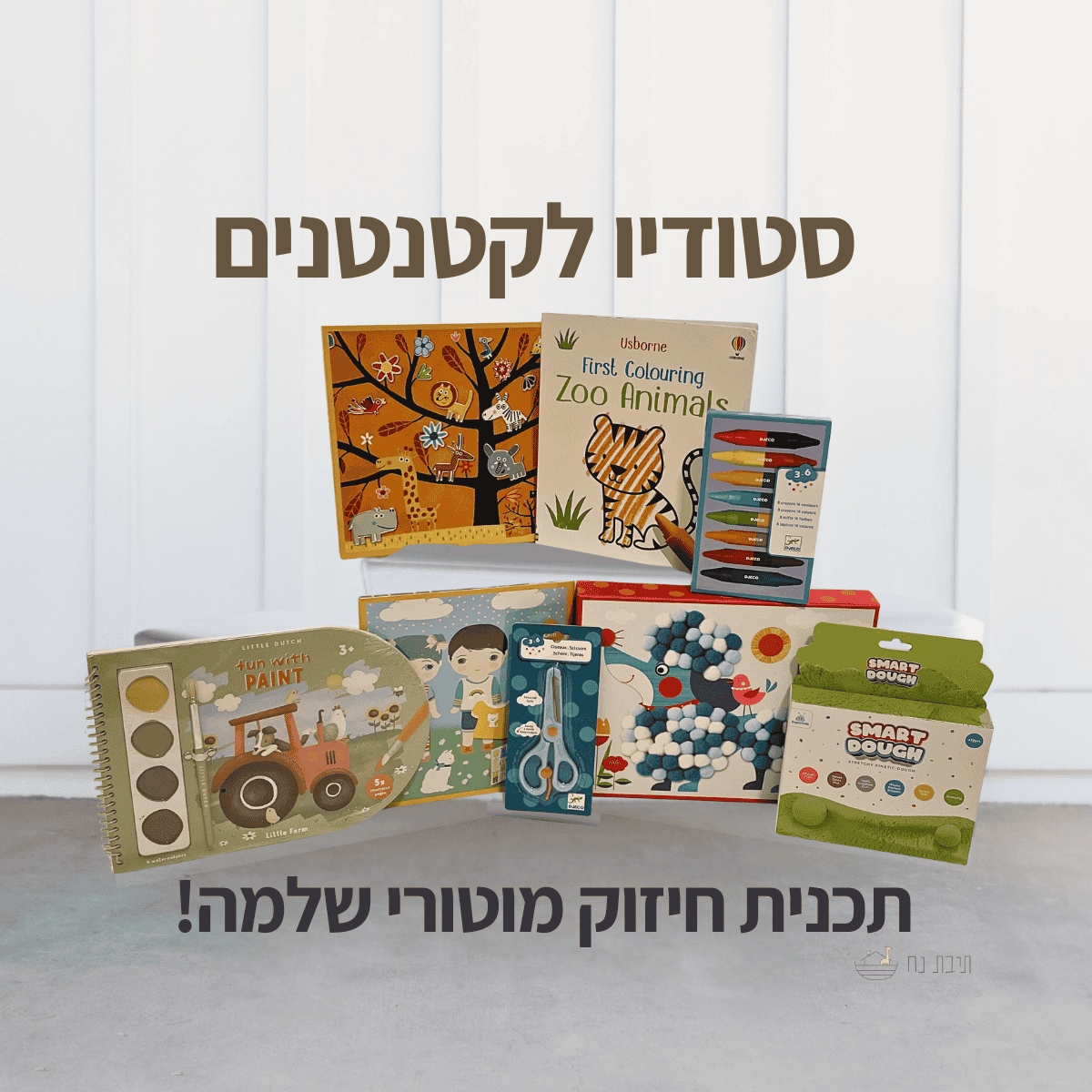 תיבת נח - צעצועים לילדים סקרנים Facebook ad: הולכת לאיבוד בין כל כך הרבה צעצועים?