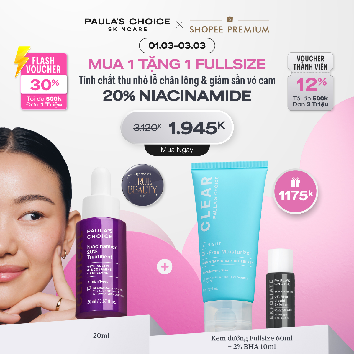 Paula's Choice Vietnam Facebook ad