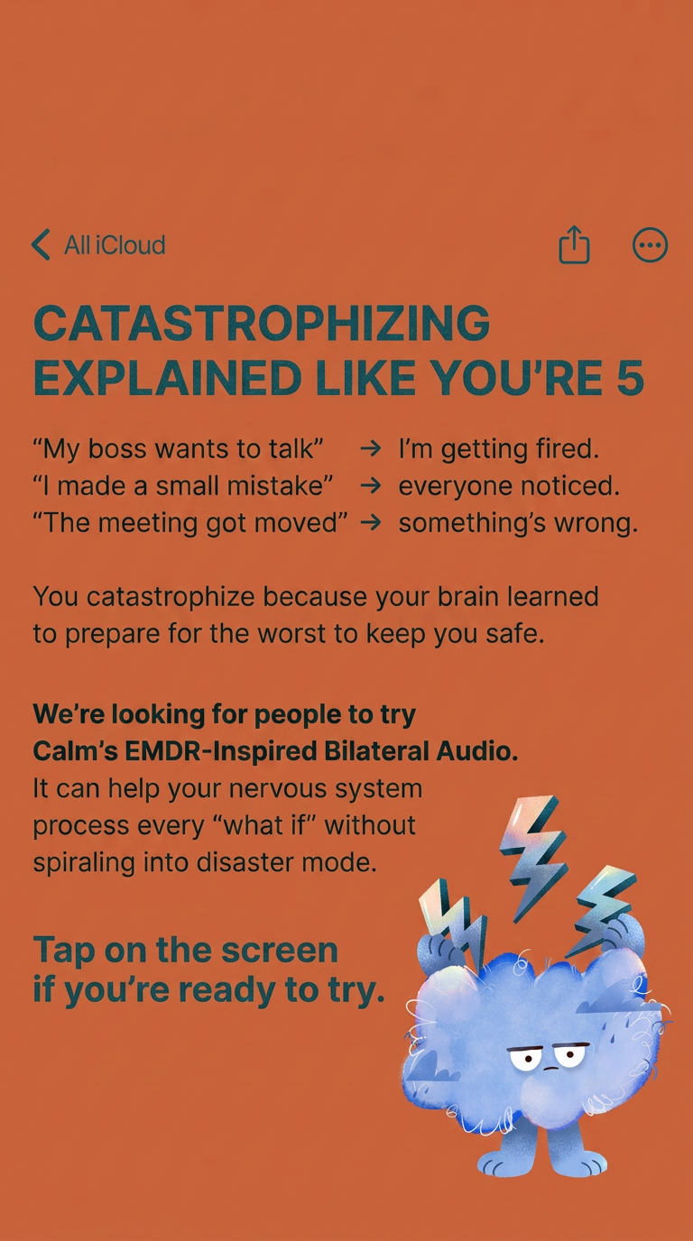 Calm Facebook ad
