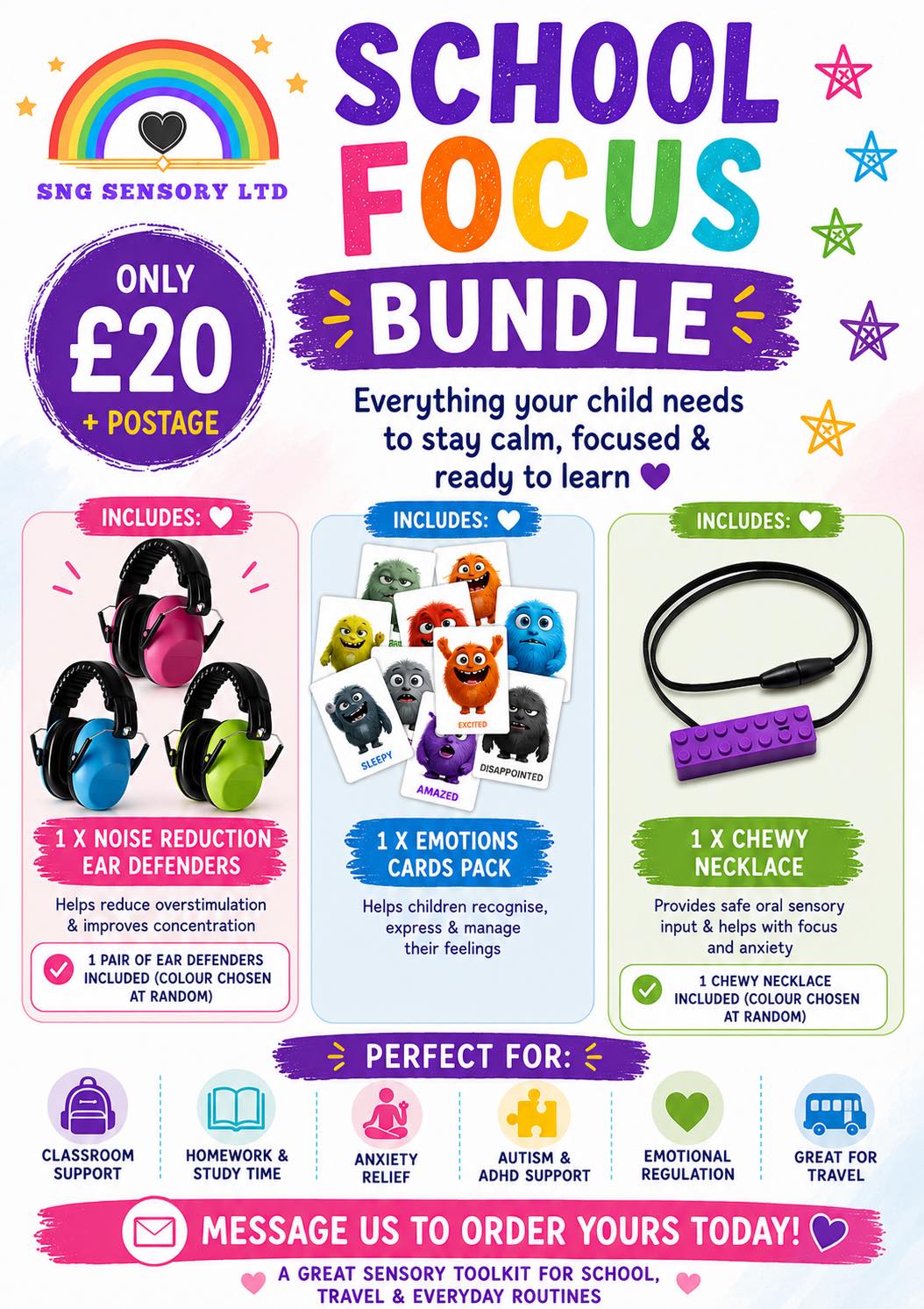 SNG Sensory Ltd Facebook ad: Shop sensory toys online | SNG Sensory Ltd | Fidgets & tools