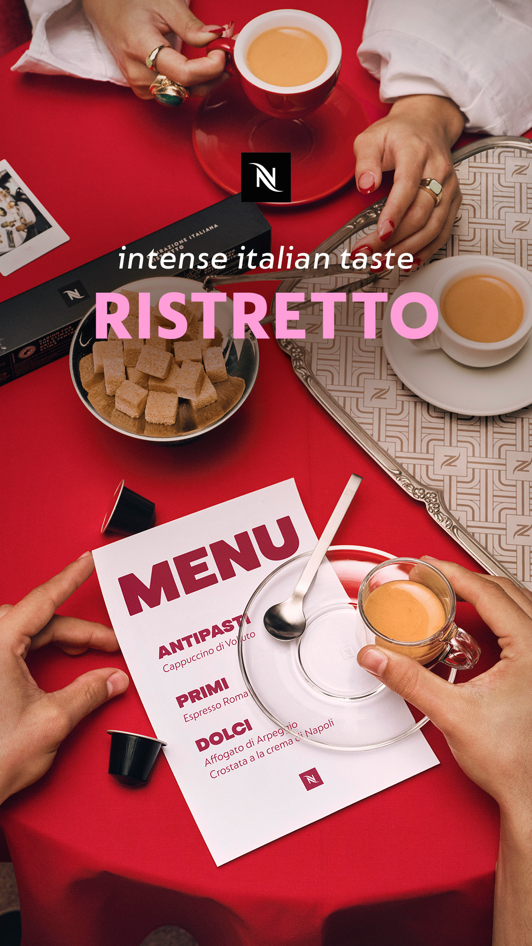Nespresso Facebook ad from Apr 1, 2026