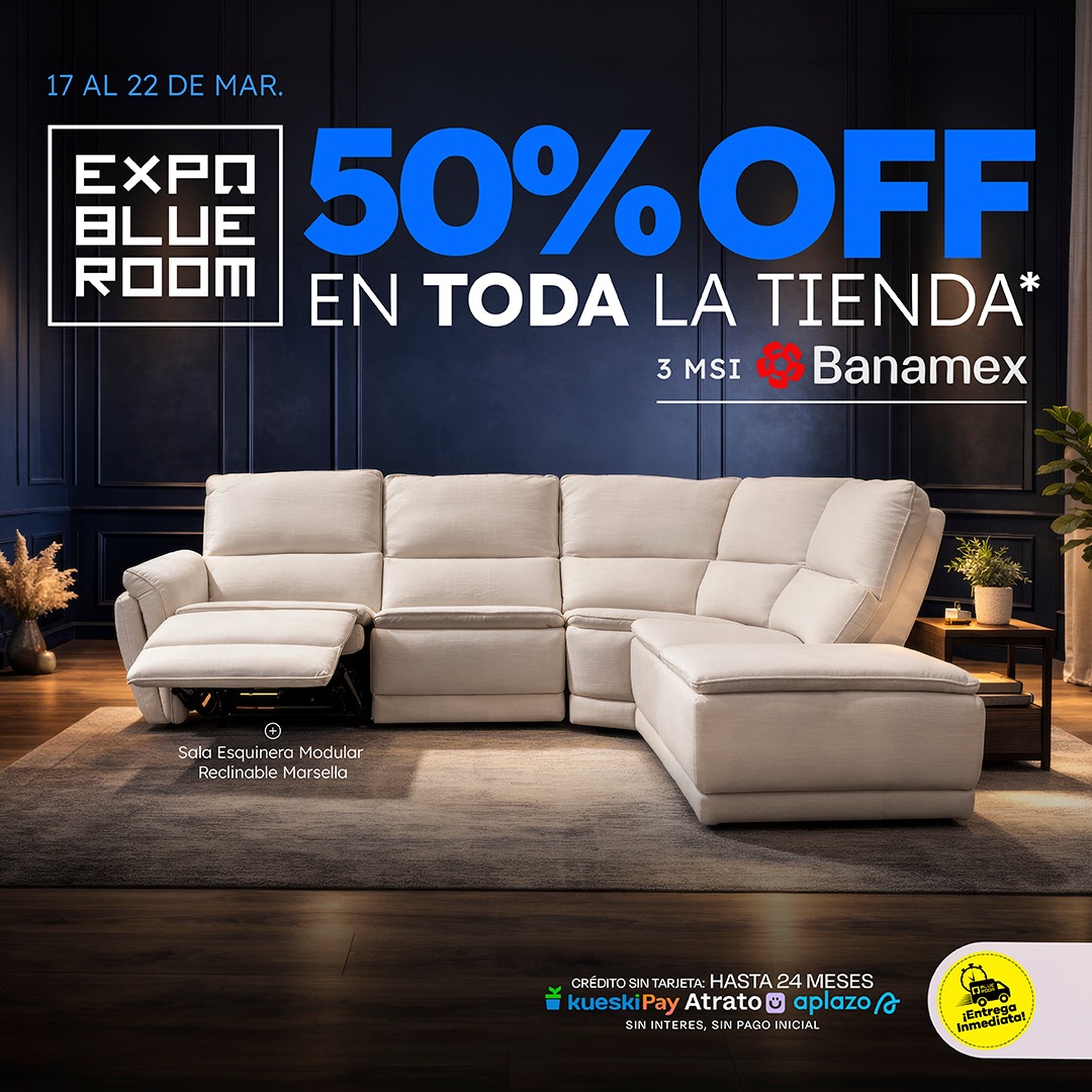 Blue Room Facebook ad