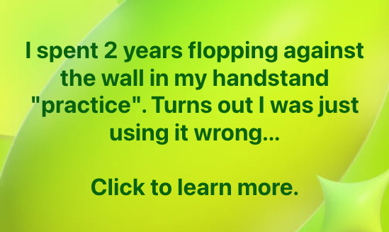 Kyle Weiger Handstand Coach Facebook ad
