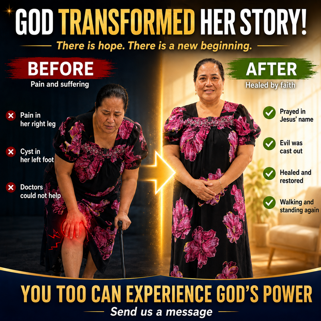 The Universal Church-Oregon Facebook ad: Send us a message now